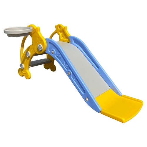 Scivolo giraffa giallo blu - scivolo,